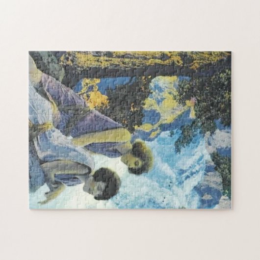 Wasserfall - Maxfield Parrish Puzzle (Horizontal)