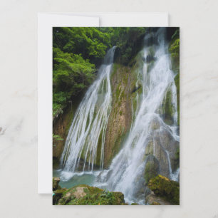 Wasserfall Mele-Maat im Dschungel Dankeskarte