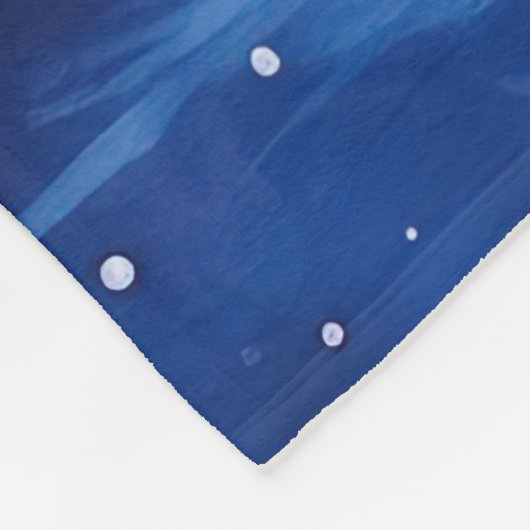 Wasserfall mit Meerjungfrauen Fleecedecke (Ecke)