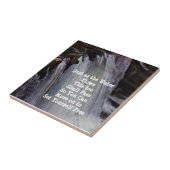 Wasserfall mit Worten Fliese (Seite)