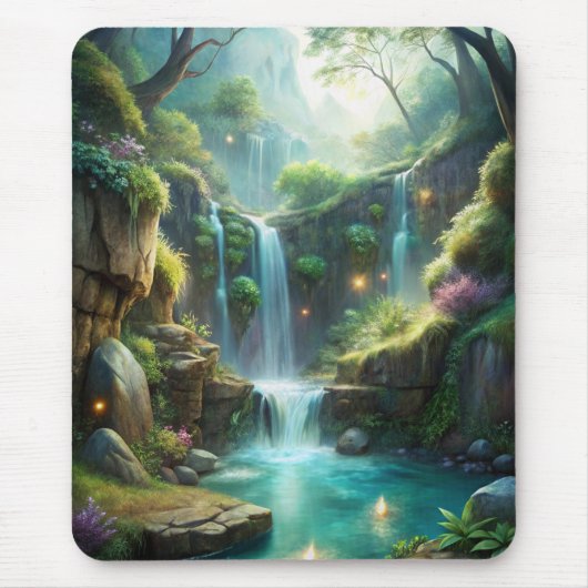 Wasserfall Mousepad (Vorne)