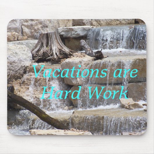 Wasserfall Mousepad #2-customize (Vorne)