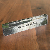 Wasserfall Namensplakette (Seite)