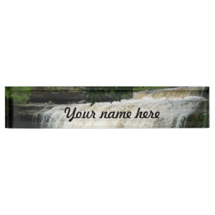 Wasserfall Namensplakette