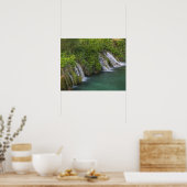 Wasserfall, Nationalpark der Plitvicer Seen und Poster (Küche)