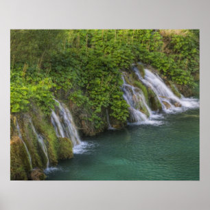 Wasserfall, Nationalpark der Plitvicer Seen und Poster