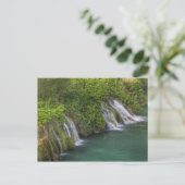 Wasserfall, Nationalpark der Plitvicer Seen und Postkarte (Stehend Vorderseite)