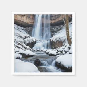 Wasserfall Natur Außenwelt Landschaft Friedlich Serviette