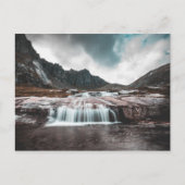Wasserfall Natur Foto Postkarte (Vorderseite)