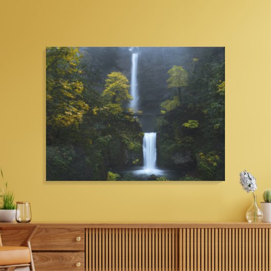 Wasserfall Naturgebirge Leinwanddruck (Insitu (Wohnzimmer))