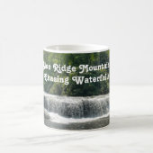 Wasserfall NC Blaue Ridge Berge individuell anpass Kaffeetasse (Mittel)