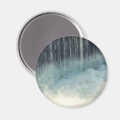 Wasserfall - Nebel - Magnet (Vorderseite/Rückseite)