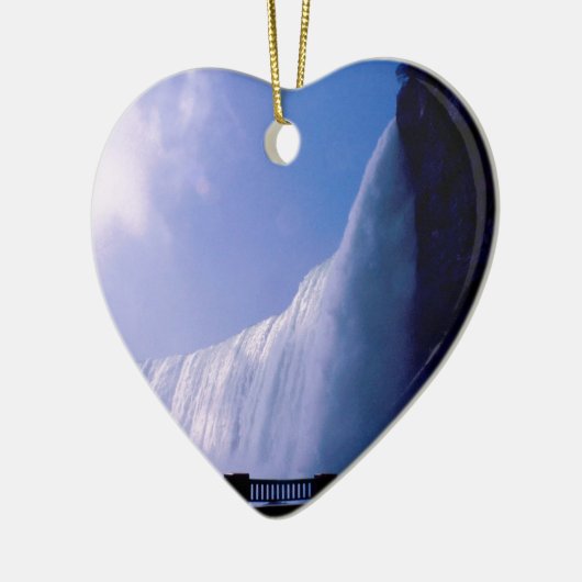 Wasserfall Niagara Falls Keramik Ornament (Links)