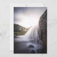Wasserfall Norwegen Landschaftliches Foto