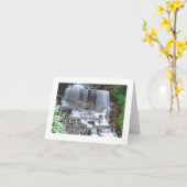 "WASSERFALL"-NOTECARD (FOTOG) KARTE (Gelbe Blume)