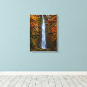 Wasserfall Nr. 1, Wasserfall-Serie Leinwanddruck (Insitu (Holzboden))