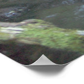 Wasserfall ohne Namen Poster (Ecke)