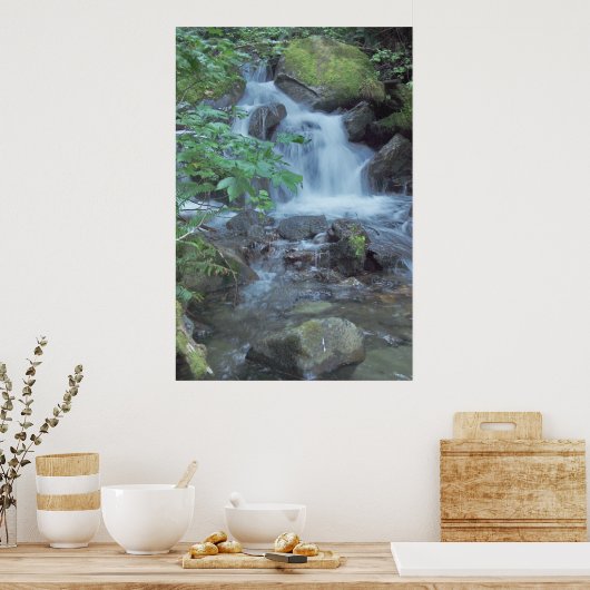 Wasserfall ohne Namen Poster (Küche)