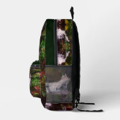Wasserfall-Ölgemälde für kleine Wälder Personalisi Bedruckter Rucksack (Rechts)