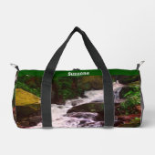 Wasserfall-Ölgemälde für kleine Wälder Personalisi Duffle Bag (Vorderseite)