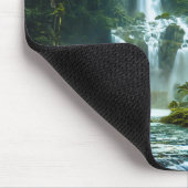 Wasserfall Paradies Mousepad (Ecke)