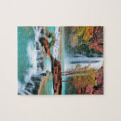Wasserfall-Paradies-Puzzlespiel Puzzle (Horizontal)