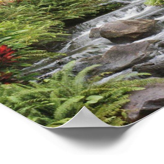 Wasserfall, PARADISE Poster (Ecke)