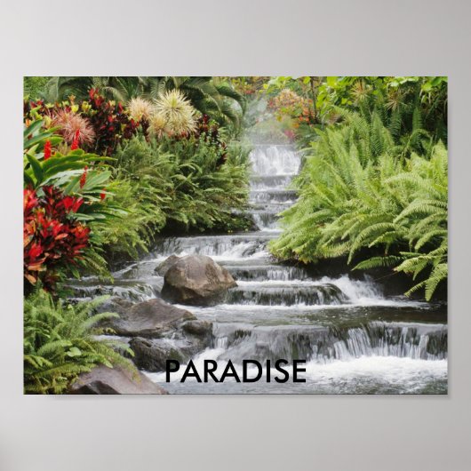 Wasserfall, PARADISE Poster (Vorne)