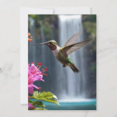 Wasserfall Park Hummingbird, Einladung (Rückseite)