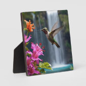 Wasserfall Park Hummingbird, Fotoplatte (Vorderseite)