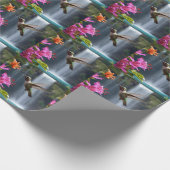 Wasserfall Park Hummingbird, Geschenkpapier (Ecke)