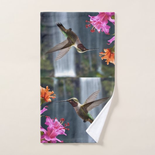 Wasserfall Park Hummingbird, Handtuch (Handtuch)