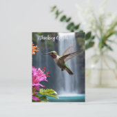 Wasserfall Park Hummingbird, Postkarte (Stehend Vorderseite)