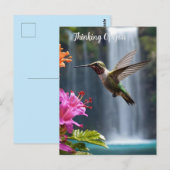 Wasserfall Park Hummingbird, Postkarte (Vorne/Hinten)