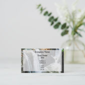 Wasserfall Paterson NJ Visitenkarte (Stehend Vorderseite)