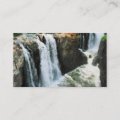 Wasserfall Paterson NJ Visitenkarte (Rückseite)