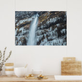 Wasserfall Peričnik in Mojstrana, Slowenien Poster (Küche)