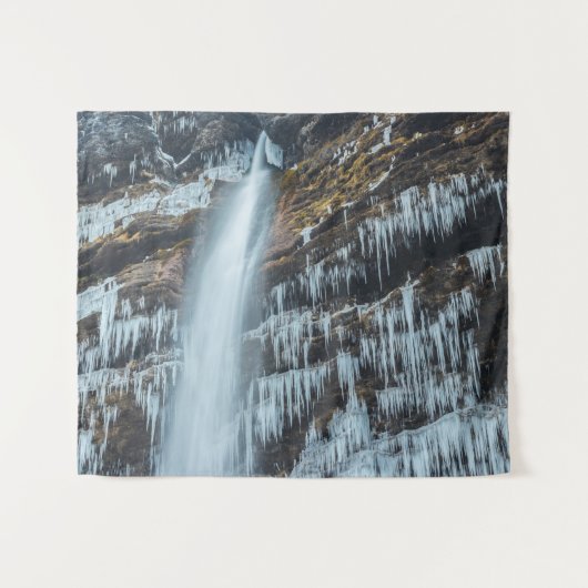 Wasserfall Peričnik in Mojstrana, Slowenien Wandteppich (Vorderseite (Horizontal))