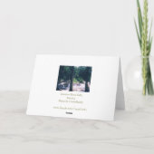 Wasserfall Personalisierte Mitteilungskarten - Gro (Rückseite)