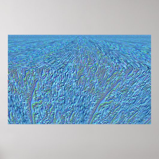 Wasserfall-Plakat Poster (Vorne)