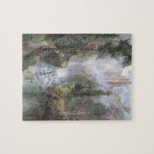 Wasserfall-Portrait Puzzle (Horizontal)