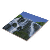 Wasserfall, Portree, Insel Skye, Highlands, Fliese (Seite)