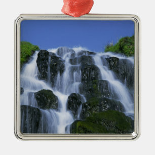 Wasserfall, Portree, Insel Skye, Highlands, Ornament Aus Metall