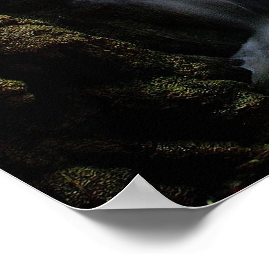 Wasserfall Poster (Ecke)
