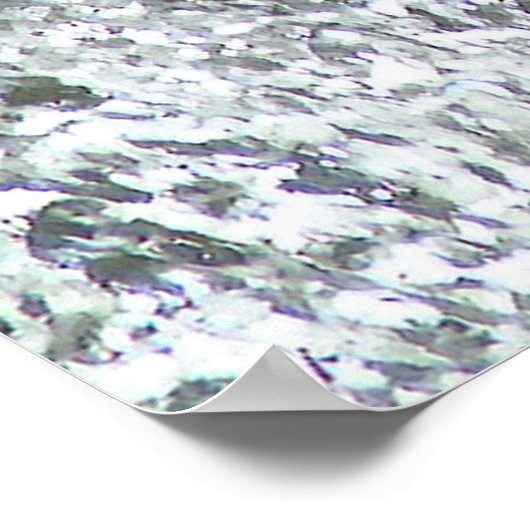 Wasserfall Poster (Ecke)