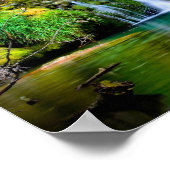 Wasserfall Poster (Ecke)