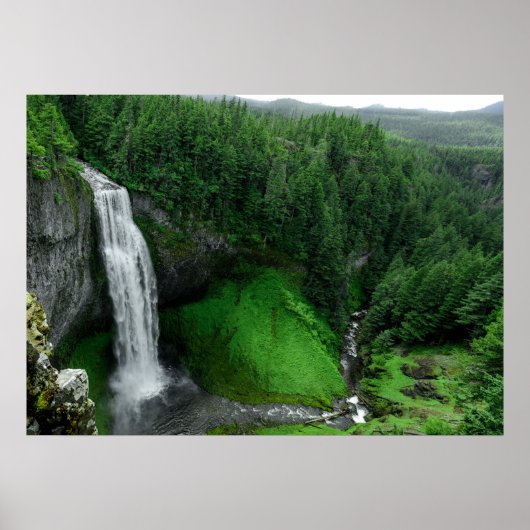 Wasserfall Poster (Vorne)