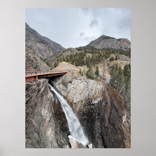 Wasserfall Poster (Vorne)