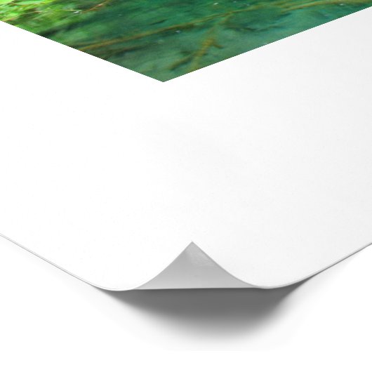 Wasserfall Poster (Ecke)