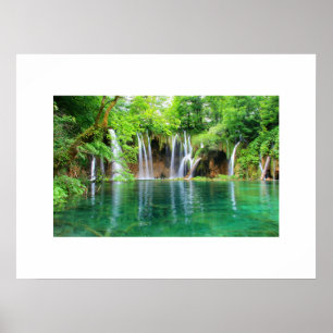 Wasserfall Poster
